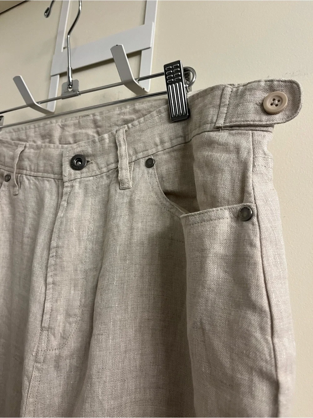 YoungLA Linen Monaco Pants Natural Linen Size Large